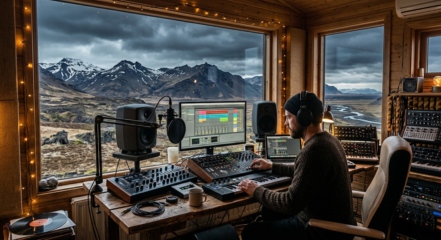 Veturmusic platform overview screens